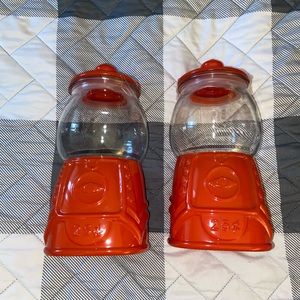Bundle of 2 red gumball machines NWT